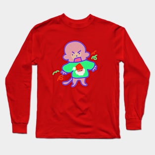 Ugly Sweater Monkey! Long Sleeve T-Shirt